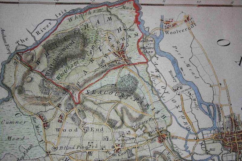 Rocque's 18C map of Wytham